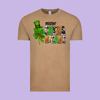 St. Patrick's Mister Shenanigans Vintage Tee Designed By Oliviacreatesart