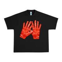 Black receiver gloves fa element 1 Urban Heavy Tee - FaDigitalArtStudio