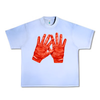 Grape Ice receiver gloves fa element 1 Urban Heavy Tee - FaDigitalArtStudio