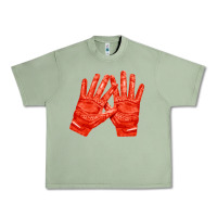 Oil Green receiver gloves fa element 1 Urban Heavy Tee - FaDigitalArtStudio