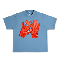 Pebble Blue receiver gloves fa element 1 Urban Heavy Tee - FaDigitalArtStudio