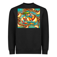 Black just peachy peach tumbler Heavyweight Sweatshirt - BarkalooDesign