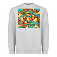 Heather Grey just peachy peach tumbler Heavyweight Sweatshirt - BarkalooDesign