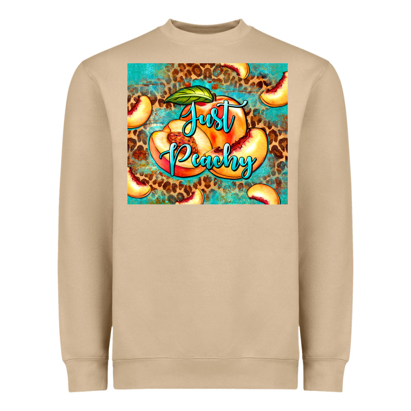 Just Peachy Peach Tumbler Heavyweight Sweatshirt by BarkalooDesign | Teevron