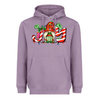 Lavender joy with gnomes and christmas cookie and candies Heavyweight Hoodie - AdoDesignShop