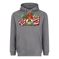 Storm joy with gnomes and christmas cookie and candies Heavyweight Hoodie - AdoDesignShop