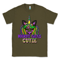 Army Green mardi gras cutie unicorn Classic Tee - CowGirlArtShop
