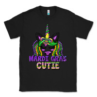Black mardi gras cutie unicorn Classic Tee - CowGirlArtShop