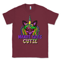 Burgundy mardi gras cutie unicorn Classic Tee - CowGirlArtShop