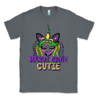 Charcoal Heather mardi gras cutie unicorn Classic Tee - CowGirlArtShop