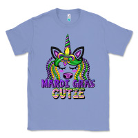 Colony Blue mardi gras cutie unicorn Classic Tee - CowGirlArtShop