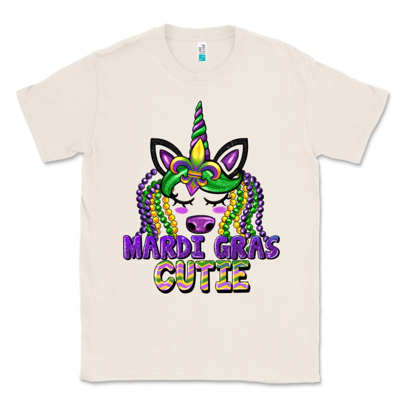 Mardi Gras Cutie Unicorn Classic Tee by CowGirlArtShop | Teevron