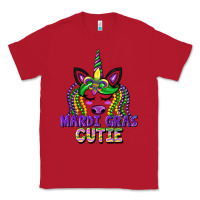 Red mardi gras cutie unicorn Classic Tee - CowGirlArtShop