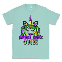 Seafoam mardi gras cutie unicorn Classic Tee - CowGirlArtShop
