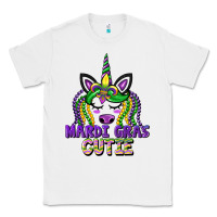 White mardi gras cutie unicorn Classic Tee - CowGirlArtShop