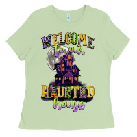 Matcha welcome to our haunted house Ladies Tee - CowGirlArtShop