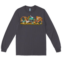 Smoke thanksgiving trucks bbs Long Sleeve Tee - BundleAndBundleShop
