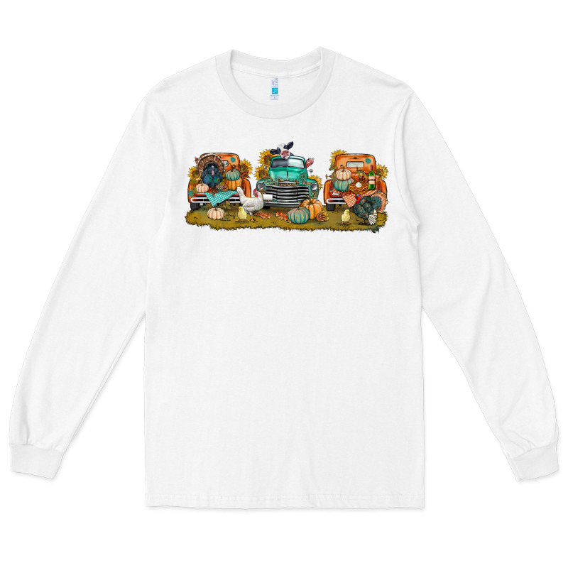 Thanksgiving Trucks Bbs Long Sleeve Tee by BundleAndBundleShop | Teevron