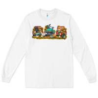 White thanksgiving trucks bbs Long Sleeve Tee - BundleAndBundleShop
