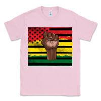 Bubblegum Pink Juneteenth American flag Classic Tee - Artiststas