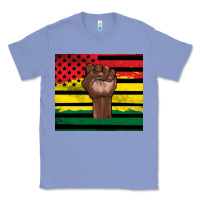 Colony Blue Juneteenth American flag Classic Tee - Artiststas
