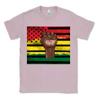 Lilac Juneteenth American flag Classic Tee - Artiststas