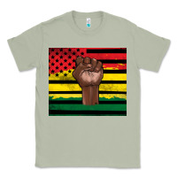 Matcha Juneteenth American flag Classic Tee - Artiststas