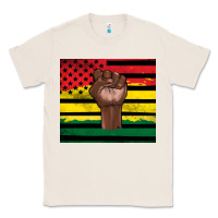 Natural Juneteenth American flag Classic Tee - Artiststas