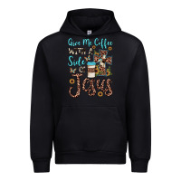 Black give me coffee with a side of jesus Urban Hoodie - JahusDesignShop