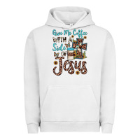 Pigment Lunar Rock give me coffee with a side of jesus Urban Hoodie - JahusDesignShop