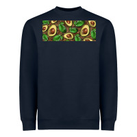 Navy avocados with wood and leopard background 11 oz mug Heavyweight Sweatshirt - BarkalooDesign