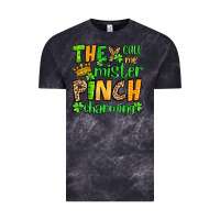 Cloud Black St. Patrick's They call me mister pinch charming Vintage Tee - OliviaCreatesArt