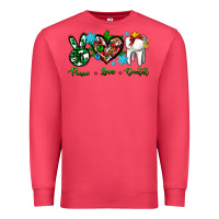 Peace Love Dental For Christmas Premium Sweatshirt | Teevron
