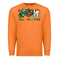 Carrot peace love dental for Christmas Premium Sweatshirt - AdoDesignShop