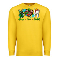 Lemon peace love dental for Christmas Premium Sweatshirt - AdoDesignShop