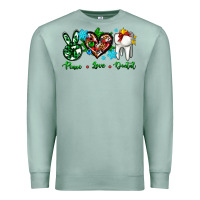 Seafoam peace love dental for Christmas Premium Sweatshirt - AdoDesignShop