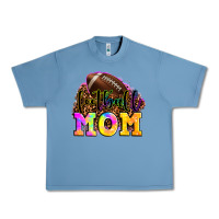 Pebble Blue football mom Urban Heavy Tee - OliviaCreatesArt