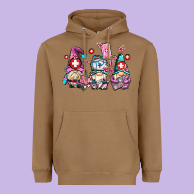 Nurse Gnomes Heavyweight Hoodie Designed By Adodesignshop
