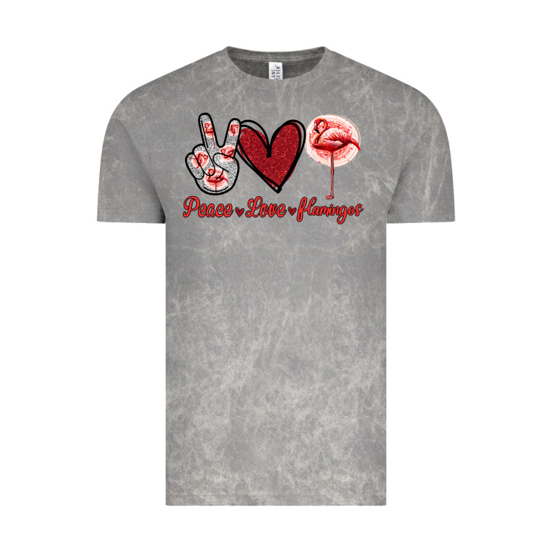 Peace Love Flamingo Vintage Tee by Jasminsmagicworld | Teevron