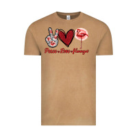 Vintage Camel Peace Love Flamingo Vintage Tee - Jasminsmagicworld