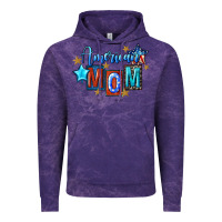 Cloud Purple American mom 4th of july Vintage Hoodie - FaDigitalArtStudio