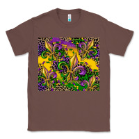 Chestnut mardi gras fleur de lis Classic Tee - CowGirlArtShop