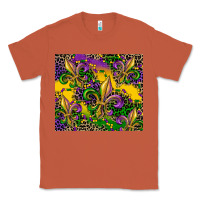 Copper mardi gras fleur de lis Classic Tee - CowGirlArtShop