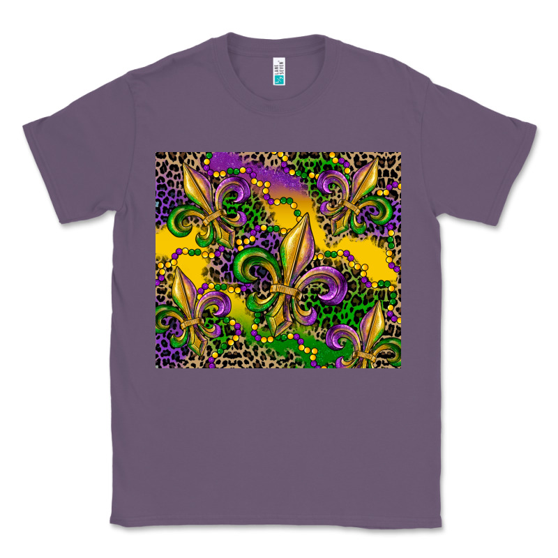 Mardi Gras Fleur De Lis Classic Tee by CowGirlArtShop | Teevron