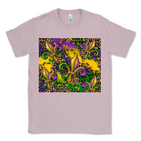 Lilac mardi gras fleur de lis Classic Tee - CowGirlArtShop