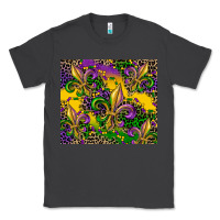 Smoke mardi gras fleur de lis Classic Tee - CowGirlArtShop