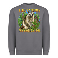 Storm i like raccoons and 3 people Heavyweight Sweatshirt - BarkalooDesign