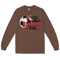 Chestnut little brother biggest fan soccer Long Sleeve Tee - FaDigitalArtStudio
