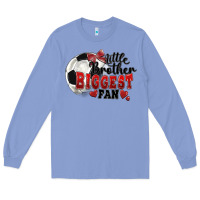 Colony Blue little brother biggest fan soccer Long Sleeve Tee - FaDigitalArtStudio
