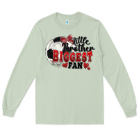 Matcha little brother biggest fan soccer Long Sleeve Tee - FaDigitalArtStudio